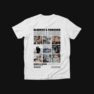 Női személyre szabott póló – Always & Forever