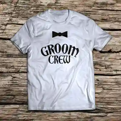 Személyre szabott póló legénybúcsúra – Groom Crew