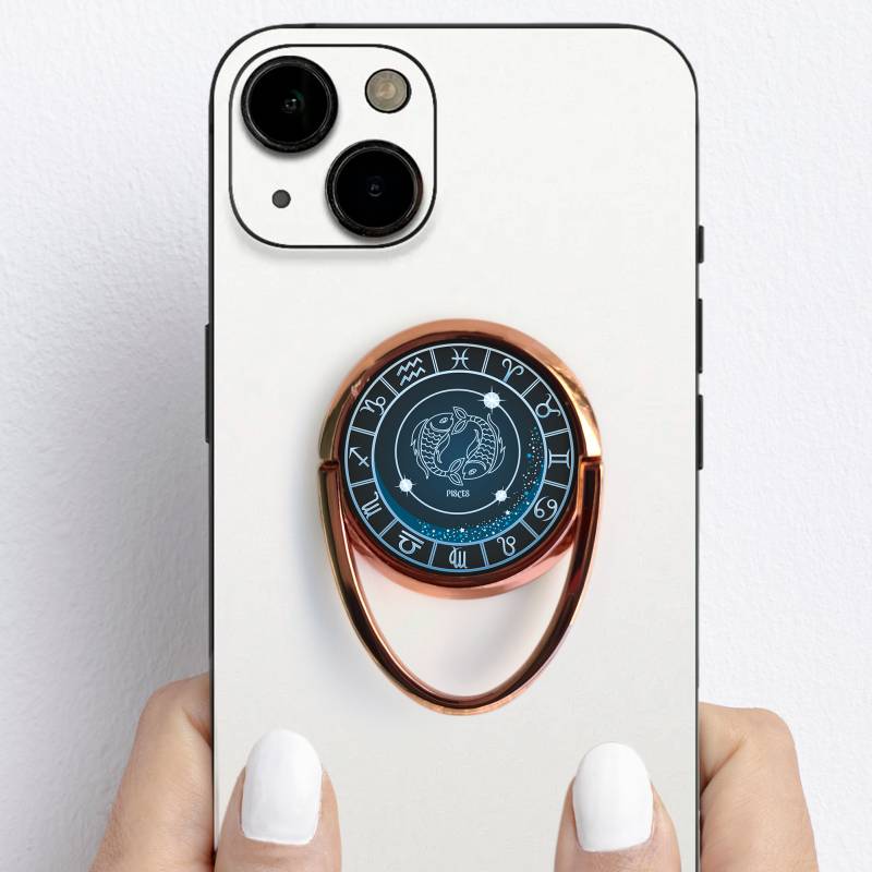 Személyre szabott gyűrűs telefontartó – Halak