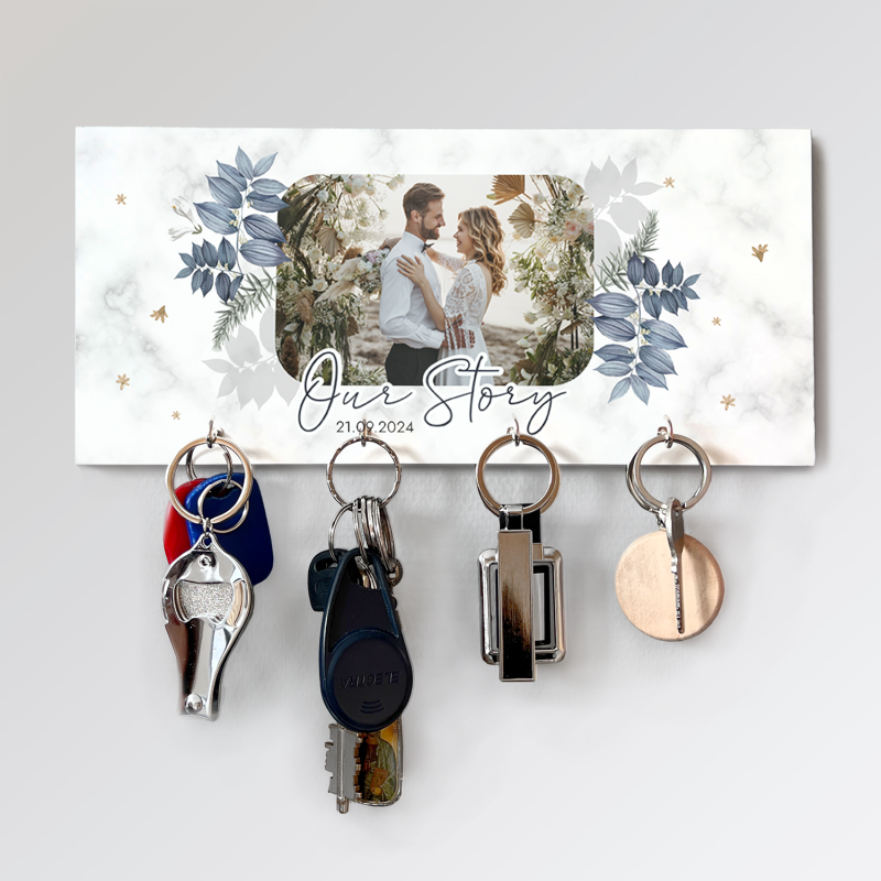 Személyre szabott kulcstartó – A mi történetünk Személyre szabott kulcstartó – A mi történetünk