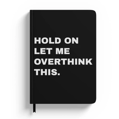 Személyre szabott fekete napló 