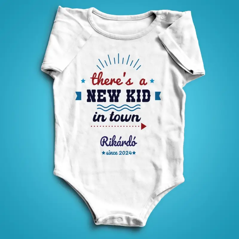 Személyre szabott baba bodyk - New Kid