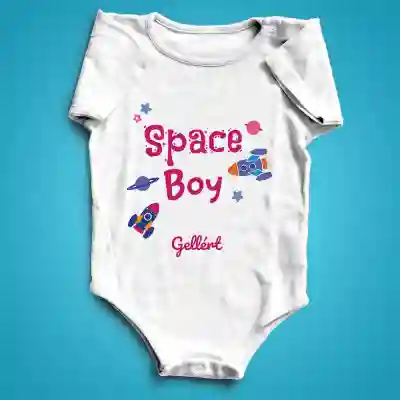 Személyre szabott baba bodyk - Space boy