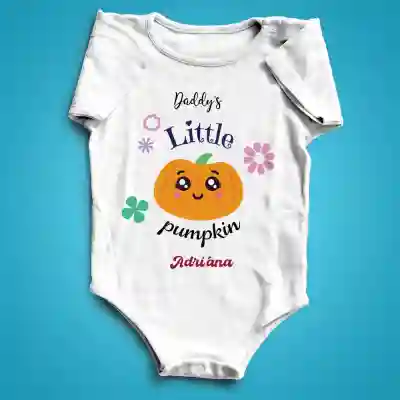 Személyre szabott baba bodyk - Little pumpkin