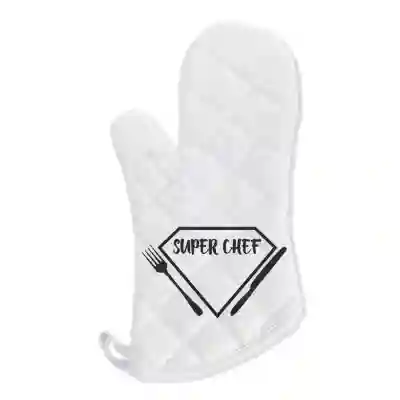 Személyre szabott konyhai kesztyű - Super Chef