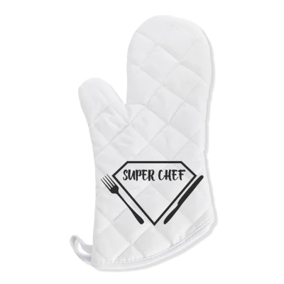 Személyre szabott konyhai kesztyű - Super Chef