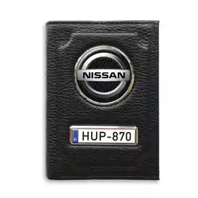 Irattartó pénztárca természetes bőrből Nissan