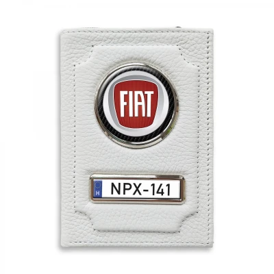 Irattartó pénztárca természetes bőrből Fiat