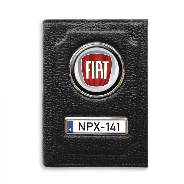 Irattartó pénztárca természetes bőrből Fiat
