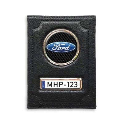 Irattartó természetes bőrből FORD