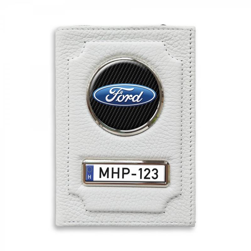 Irattartó pénztárca természetes bőrből Ford
