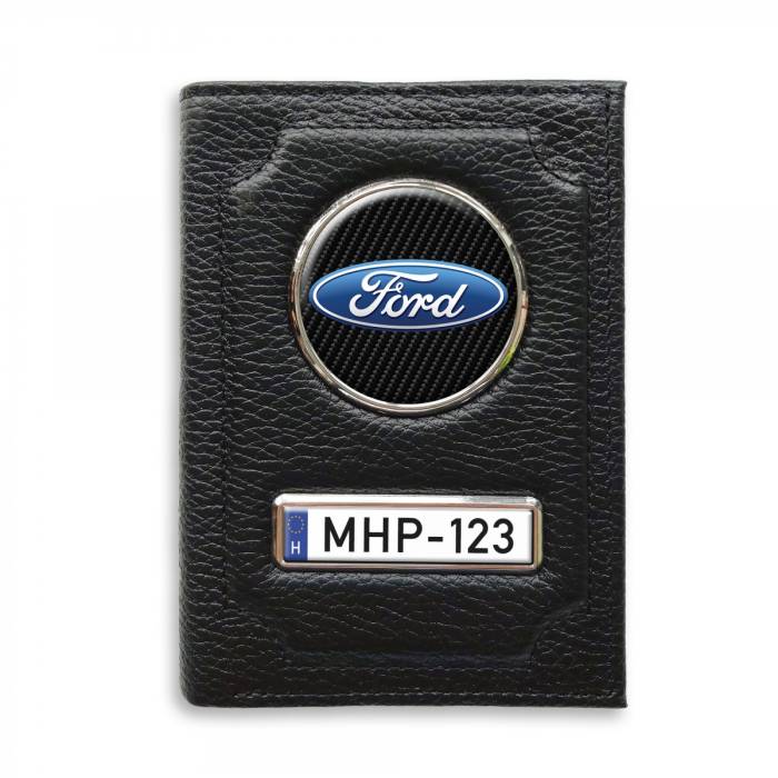 Irattartó pénztárca természetes bőrből Ford
