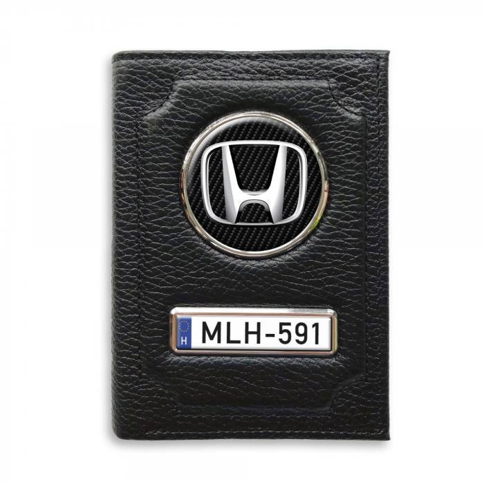 Irattartó pénztárca természetes bőrből Honda