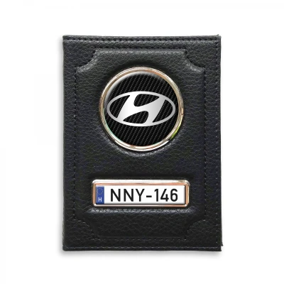 Irattartó természetes bőrből HYUNDAI