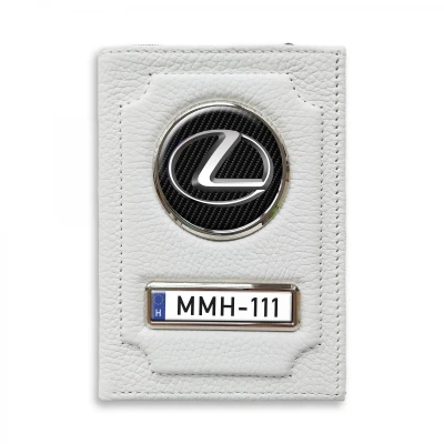 Irattartó pénztárca természetes bőrből Lexus