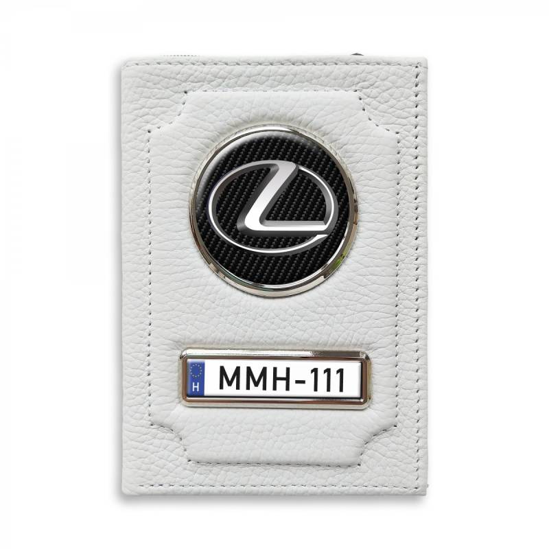 Irattartó pénztárca természetes bőrből Lexus
