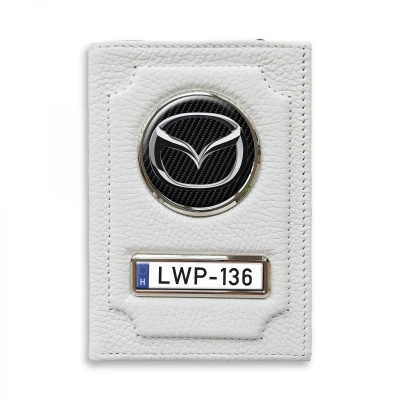 Irattartó pénztárca természetes bőrből Mazda