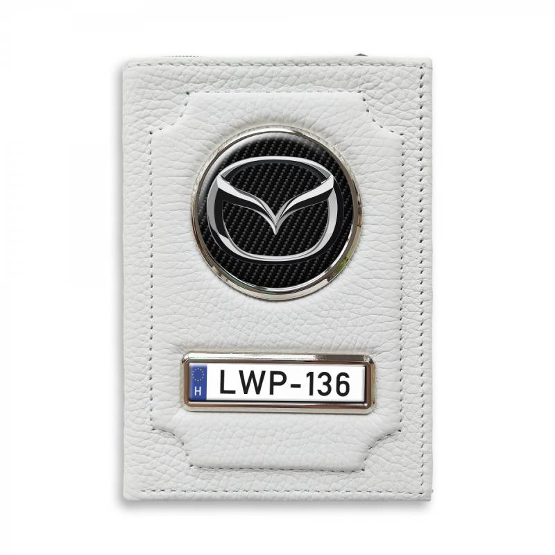 Irattartó pénztárca természetes bőrből Mazda