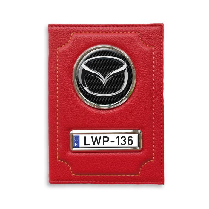 Irattartó pénztárca természetes bőrből Mazda