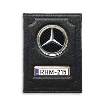 Irattartó természetes bőrből Mercedes