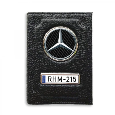Irattartó pénztárca természetes bőrből Mercedes