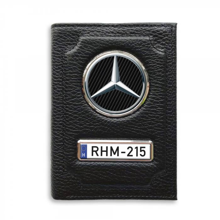 Irattartó pénztárca természetes bőrből Mercedes