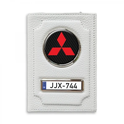 Irattartó pénztárca természetes bőrből Mitsubishi