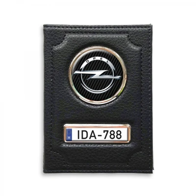 Irattartó természetes bőrből OPEL