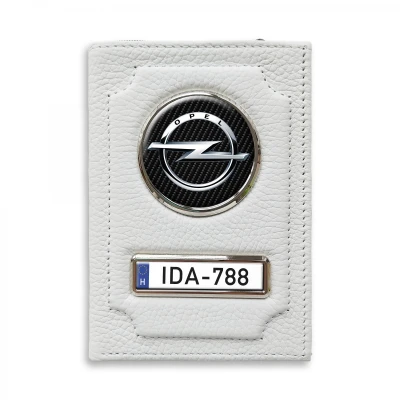Irattartó pénztárca természetes bőrből Opel