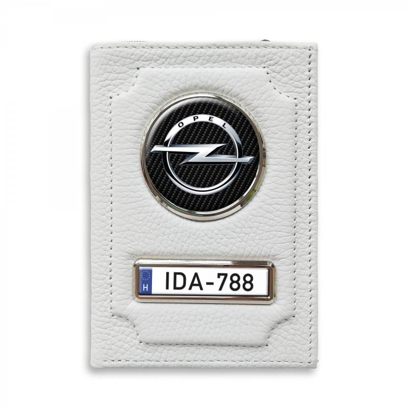 Irattartó pénztárca természetes bőrből Opel
