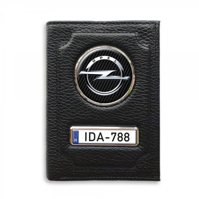 Irattartó pénztárca természetes bőrből Opel