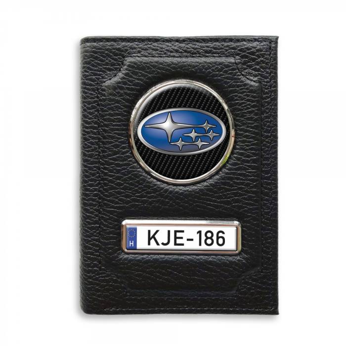 Irattartó pénztárca természetes bőrből Subaru