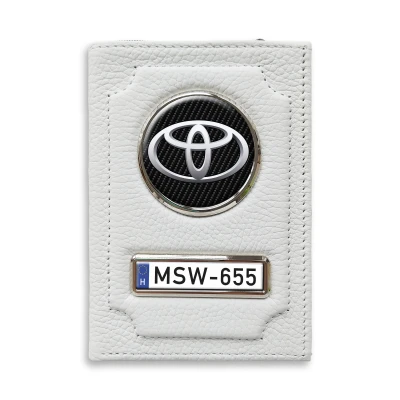 Irattartó pénztárca természetes bőrből Toyota