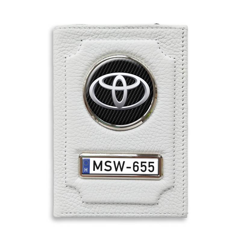 Irattartó pénztárca természetes bőrből Toyota