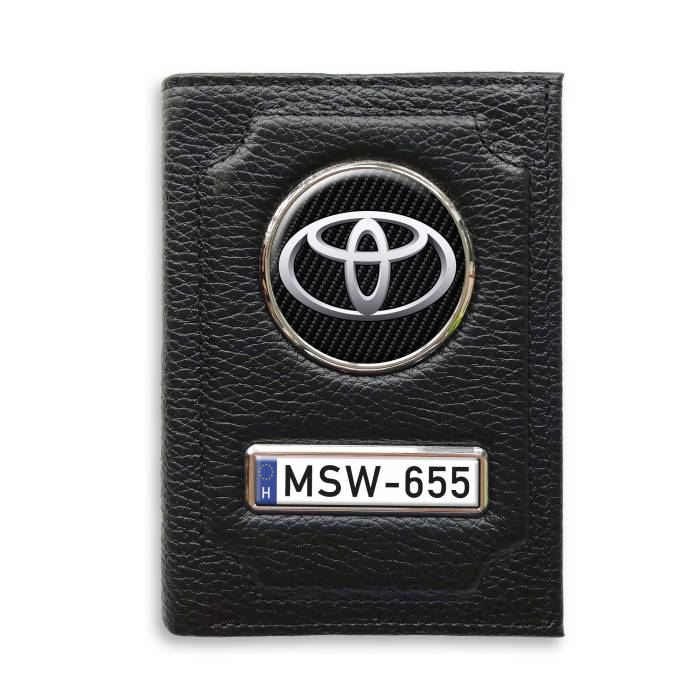 Irattartó pénztárca természetes bőrből Toyota