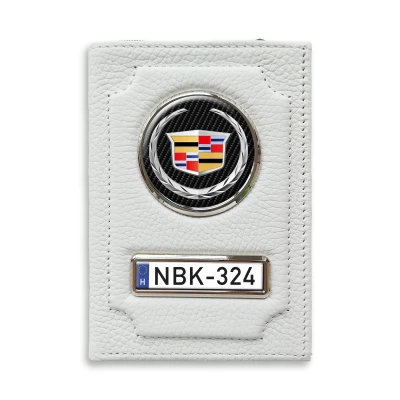 Irattartó pénztárca természetes bőrből Cadillac
