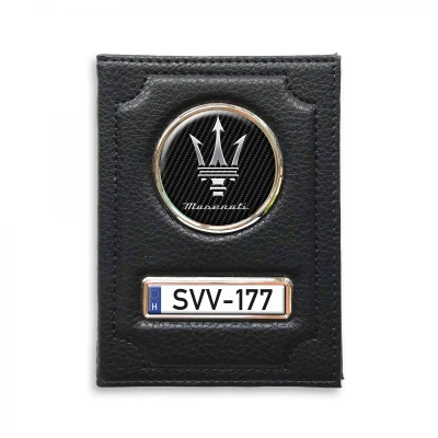 Irattartó természetes bőrből Maserati