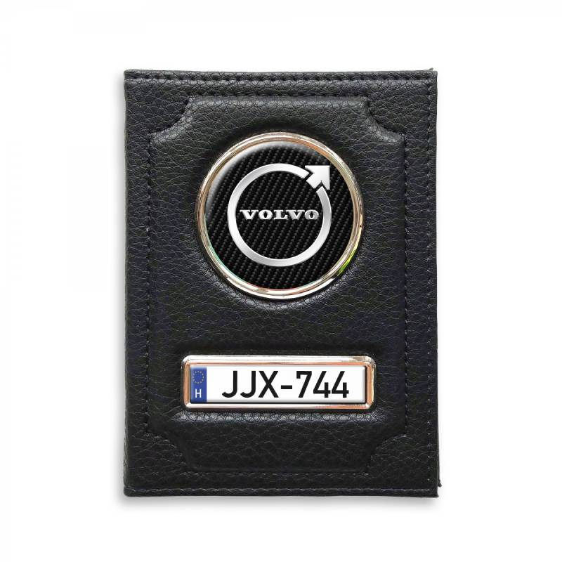 Irattartó természetes bőrből Volvo Silver
