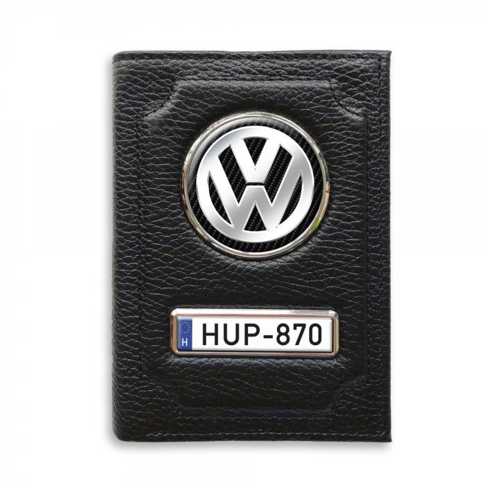 Irattartó pénztárca természetes bőrből Volkswagen Silver