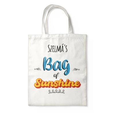 Személyre szabott táska - Napfényes táska