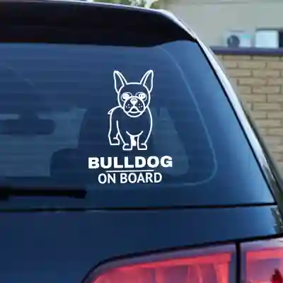 Autós matricák Bulldog