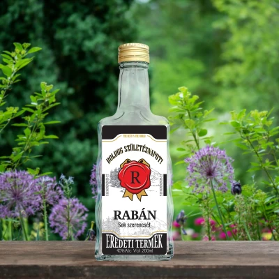 Személyre szabott palack - Whisky boldog születésnapot!