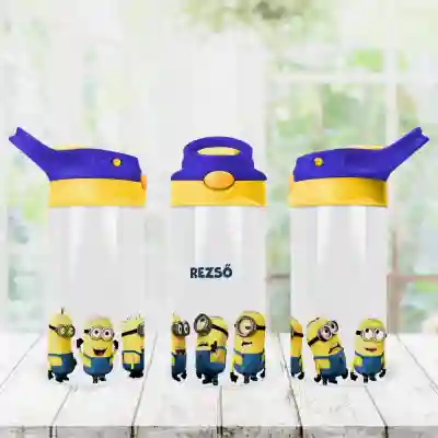 Szigetelt vizes palack gyerekeknek - Boldog Minions