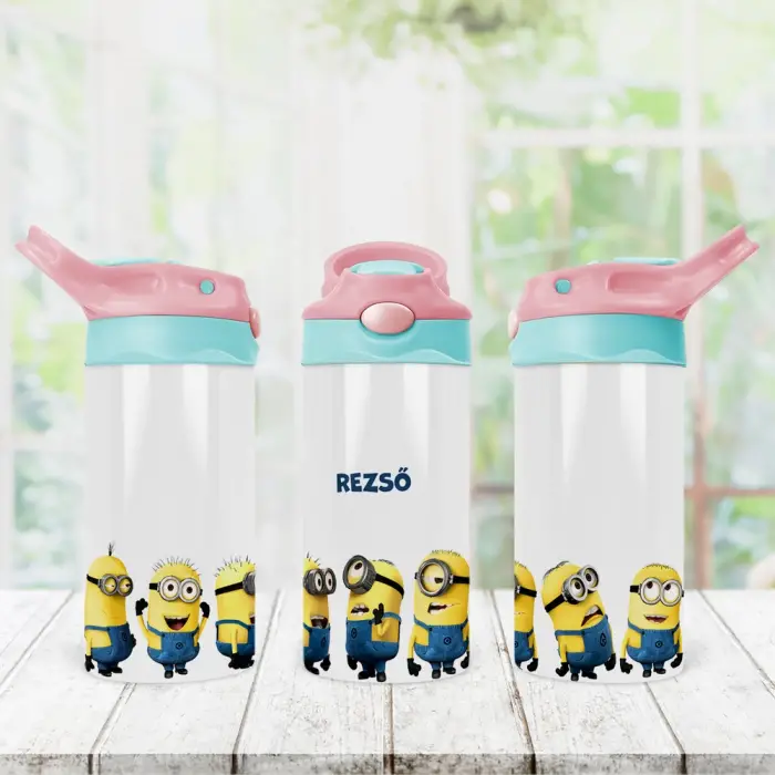 Szigetelt vizes palack gyerekeknek - Boldog Minions
