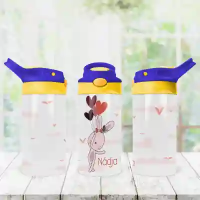 Szigetelt vizes palack gyerekeknek – Nyuszi