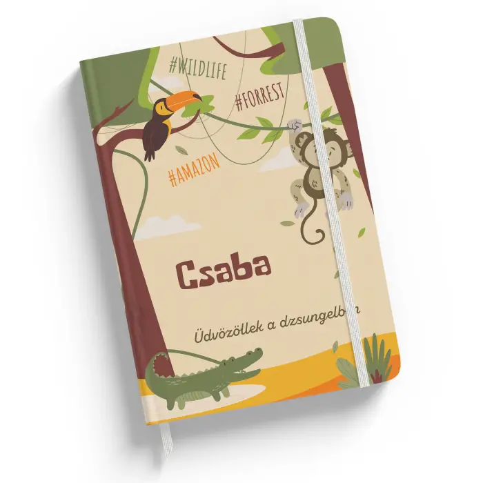 Személyre szabott napló - Jungle