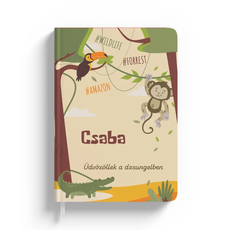 Személyre szabott napló - Jungle