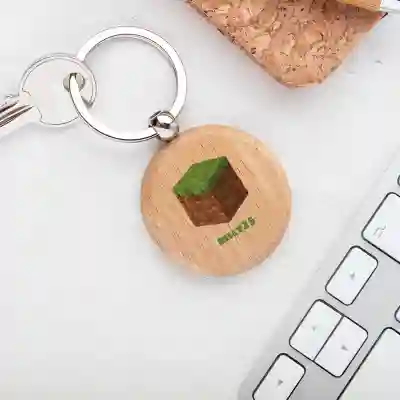 Minecraft egyedi kulcstartó