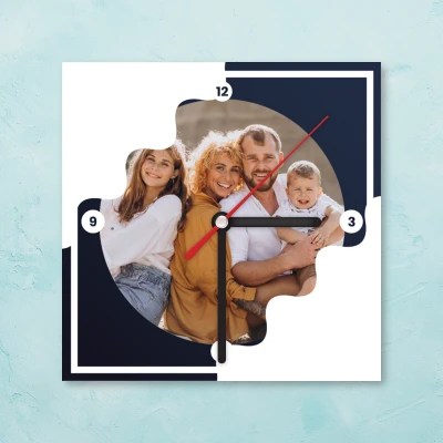 Személyre szabott falióra a te fényképeddel