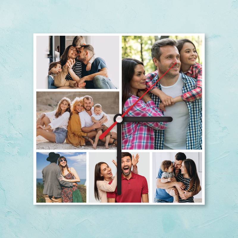 Személyre szabott falióra a te fotóiddal